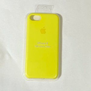 New iphone 8 Yellow Silicone Case